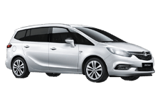 Car Hire Cambuslang - Vauxhall Zafira 5 + 2 - Minibus hire Cambuslang